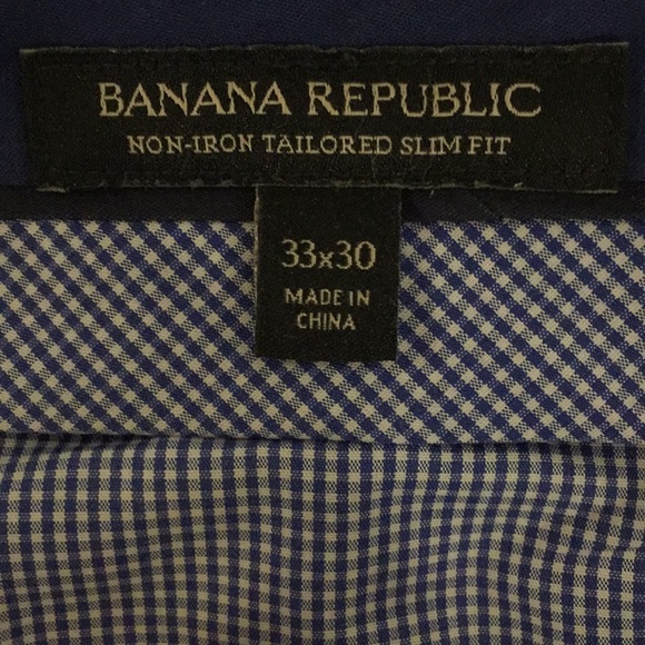 Blue Banana Republic pants 33x30 - Picture 3 of 3